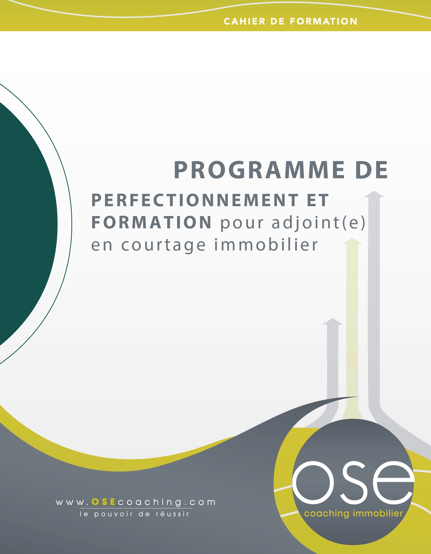 Programme de formation et perfectionnement pour adjoint(e) en courtage immobilier