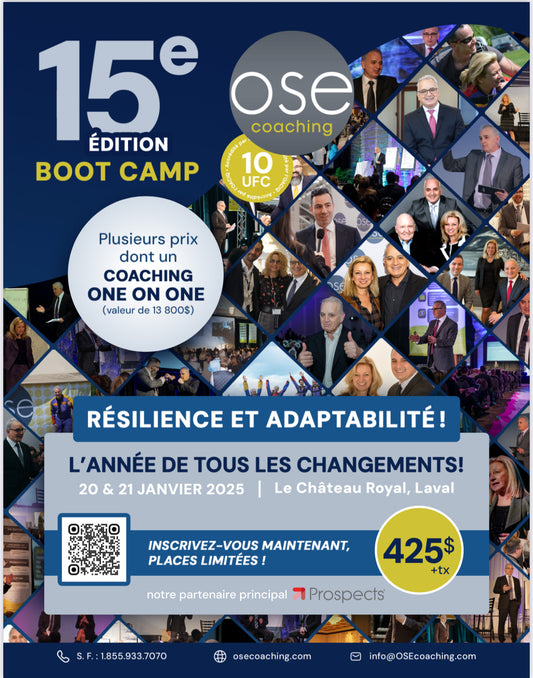 Le Boot Camp OSE Coaching 2025